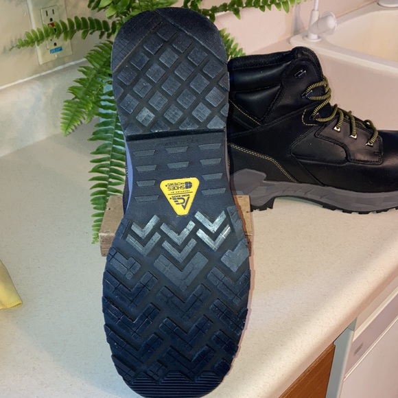 ACE 76747 Burren Black Water-Resistant Composite Toe Non-Slip Work Boot sz 15 - Picture 7 of 9